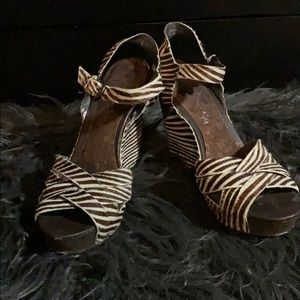Sam Edelman Zebra wedges